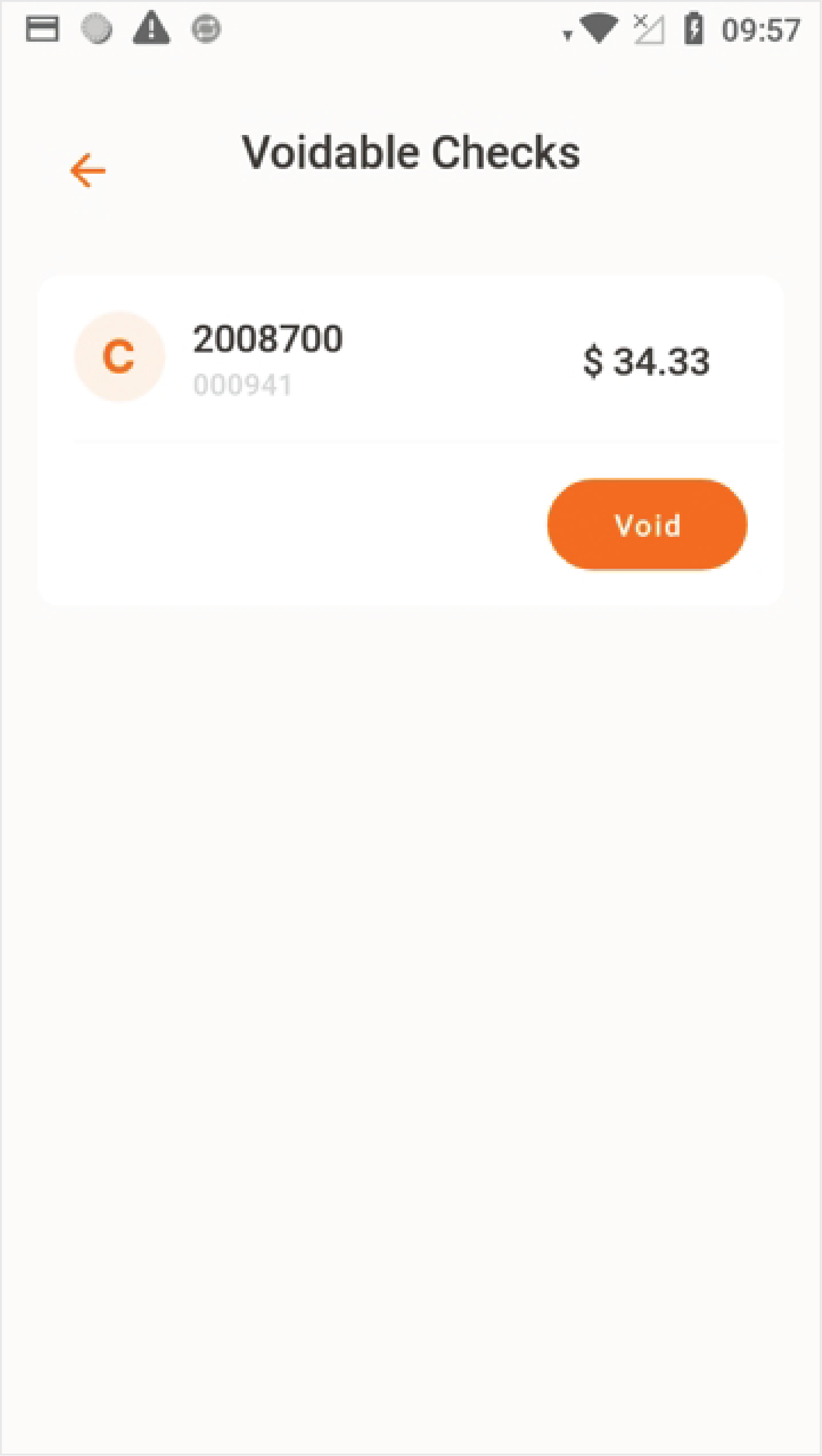 Voidable Checks image